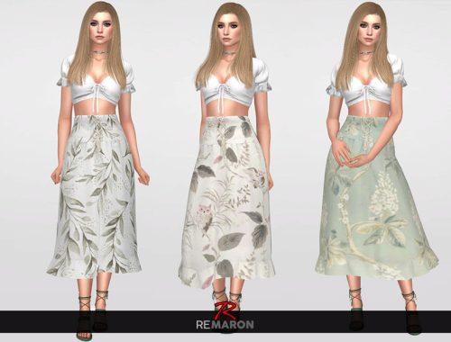 Floral Skirt for Women 05