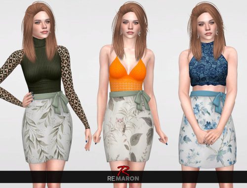 Floral Skirt for Women 06
