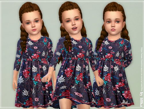 Floral Tiered Dress for Toddler