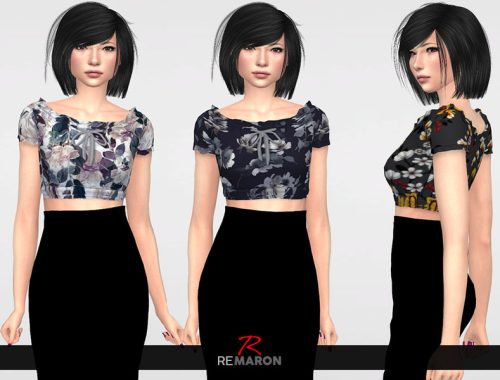 Flower Blouse for Women 01