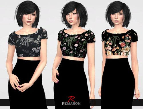 Flower Blouse for Women 01