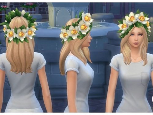Flower Crown by Lierie at Mod The Sims