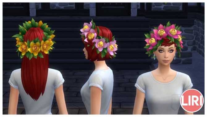 Flower Crown By Lierie At Mod The Sims