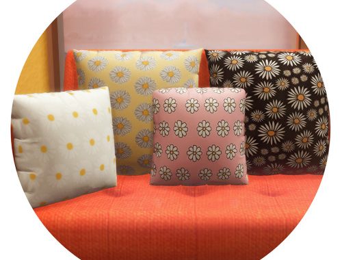Flower Cushion at Ahri Sim4