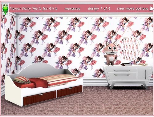 Flower Fairy Walls for Girls_marcorse