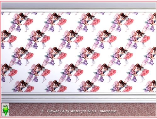Flower Fairy Walls for Girls_marcorse