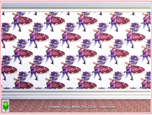 Flower Fairy Walls for Girls_marcorse