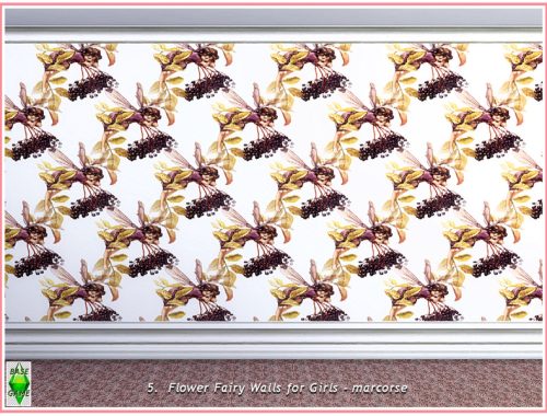 Flower Fairy Walls for Girls_marcorse