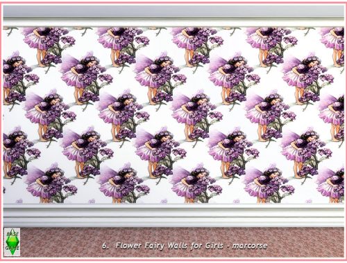 Flower Fairy Walls for Girls_marcorse