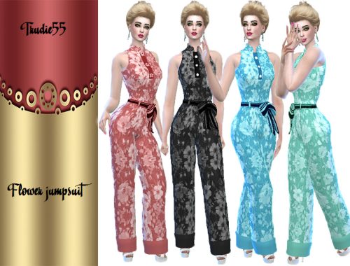 Flower jumpsuit