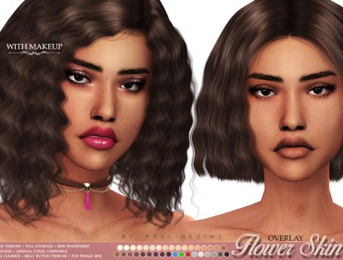 Flower Skin Overlay FEMALE