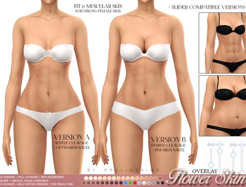 Flower Skin Overlay FEMALE