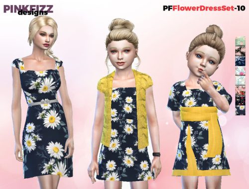 FlowerDressSet - S10