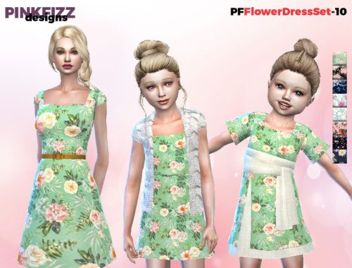 FlowerDressSet - S10