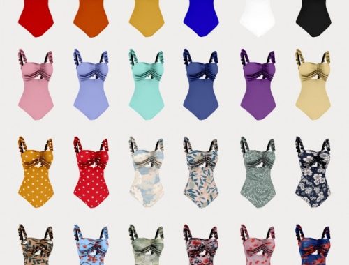 FM Frill monokini at Bedisfull – iridescent