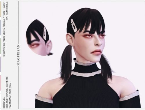 FM hairpin set at Bedisfull – iridescent