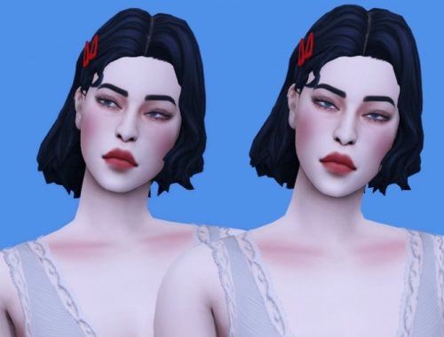 FM MM cherry hair & hairpin at Bedisfull – iridescent