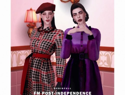 FM Post-independence retro onepiece at Bedisfull – iridescent
