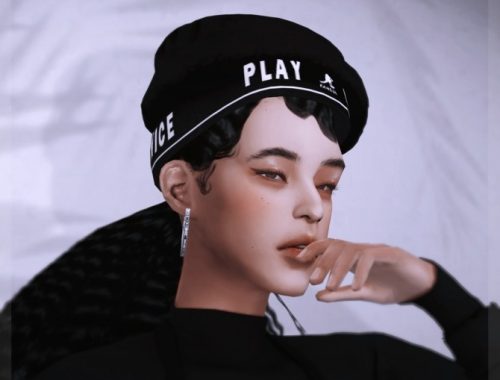FM&M playnice beret at Bedisfull – iridescent