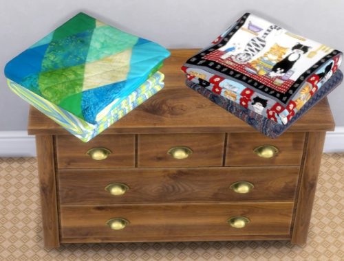 Folded Blankets by Oldbox at All 4 Sims