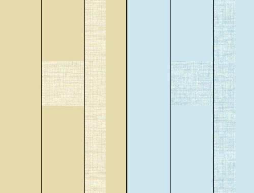 Folklore Linen Yellow/Blue P2