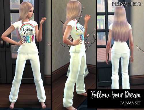 Follow Your Dreams Pajama Set