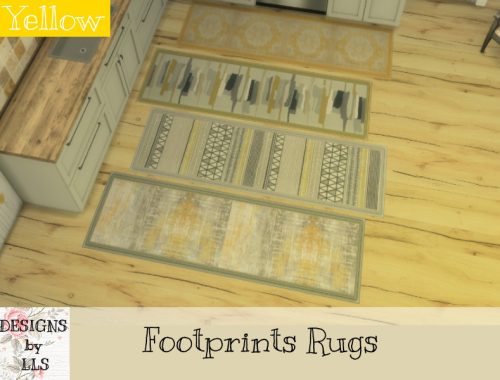 Footprints and September Rug Sets
