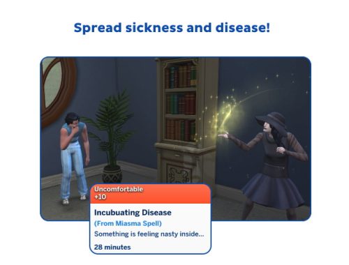 Forbidden Spells by kutto at Mod The Sims