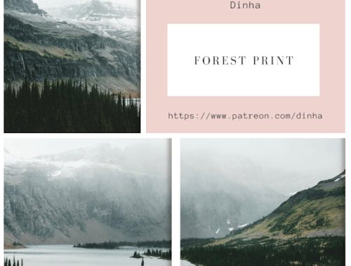 Forest Print 3 Collections 9 Swatches at Dinha Gamer