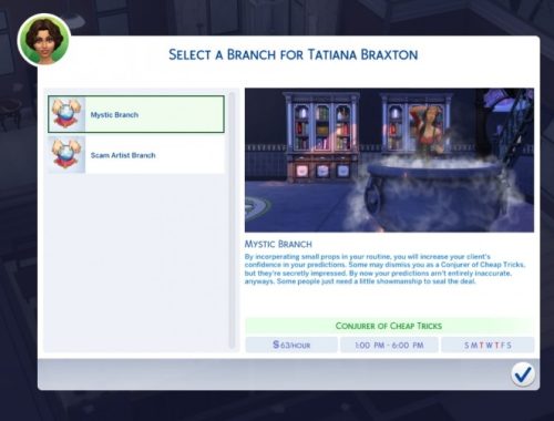Fortune Teller Career by maeemma at Mod The Sims