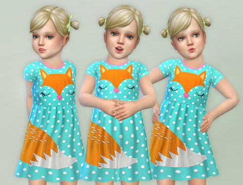 Fox Toddler Dress