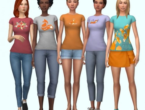 Foxy tees at Deeliteful Simmer