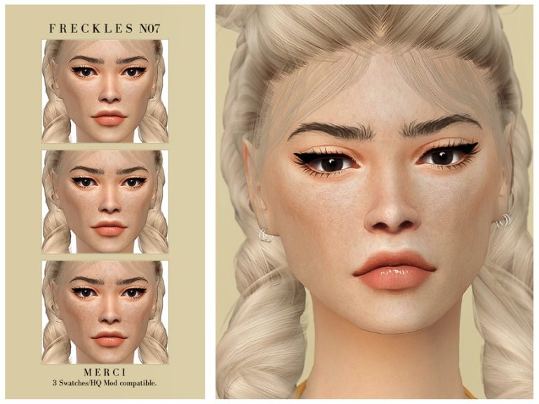 Freckles N07 The Sims 4 Catalog