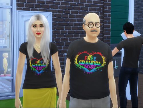 Free Mom Hugs, Dad Hugs, Family Hugs Pride Shirts Set