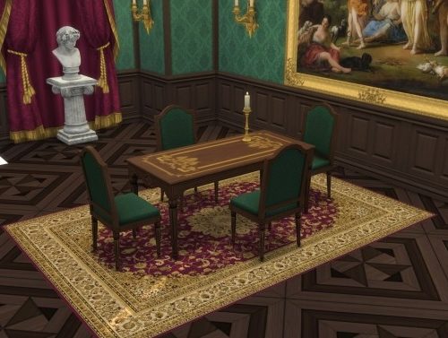 French Dining Set from TS3 by TheJim07 at Mod The Sims