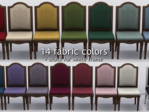 French Dining Set from TS3 by TheJim07 at Mod The Sims