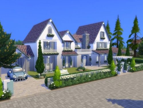French house by jordan1996 at L’UniverSims