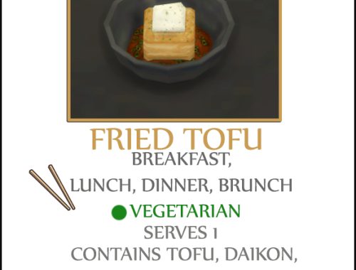 FRIED TOFU / AGEDASHI TOFU at Icemunmun