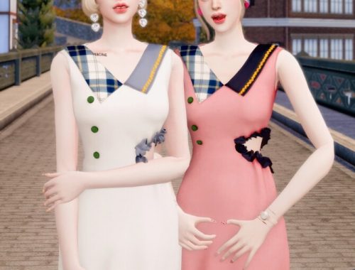 Frill Mini Dress at RIMINGs