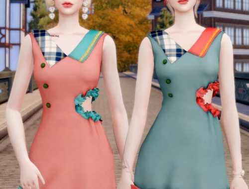 Frill Mini Dress at RIMINGs