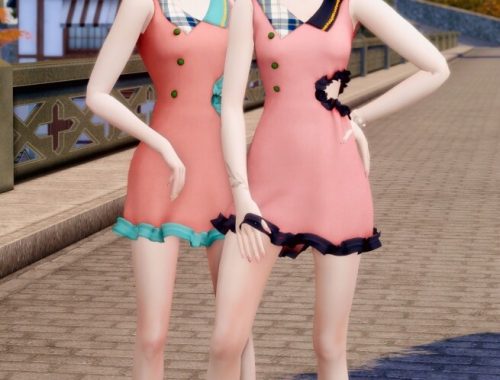 Frill Mini Dress at RIMINGs
