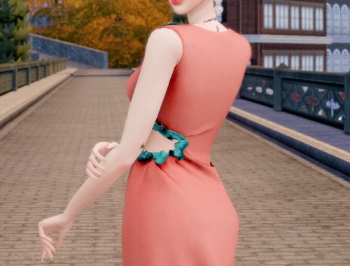 Frill Mini Dress at RIMINGs