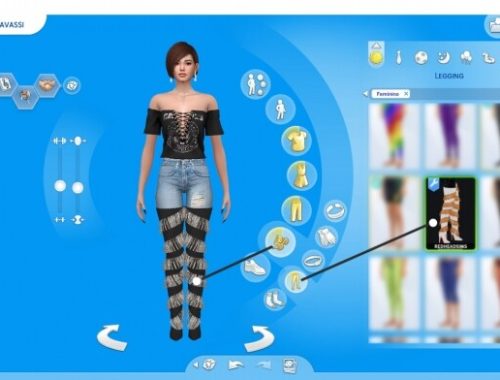 FRINGE BOOTS: TWO VERSIONS at REDHEADSIMS