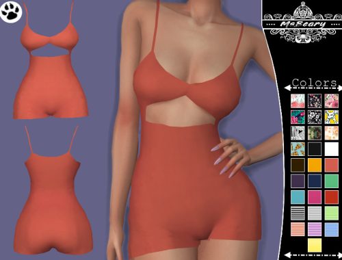 Front Cut Romper