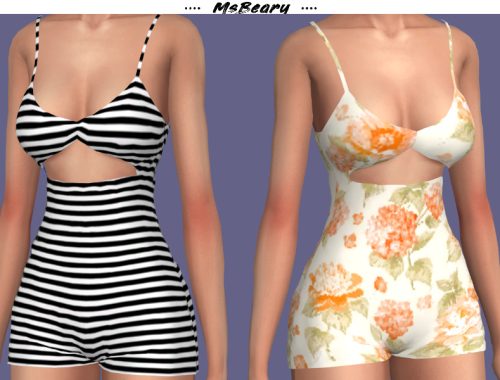 Front Cut Romper
