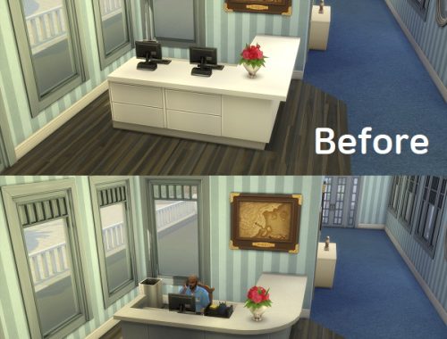 Front Desk Staff Mod by lemonshushu