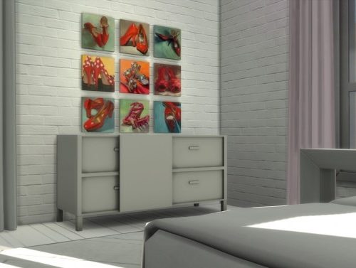 Frozen Moments paintings + frames at b5Studio