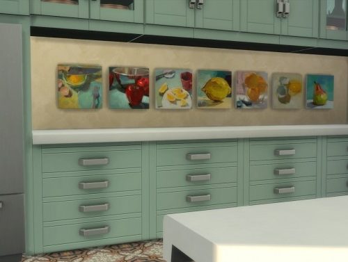 Frozen Moments paintings + frames at b5Studio