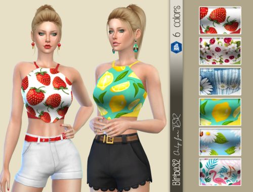 Fruit and flowers top