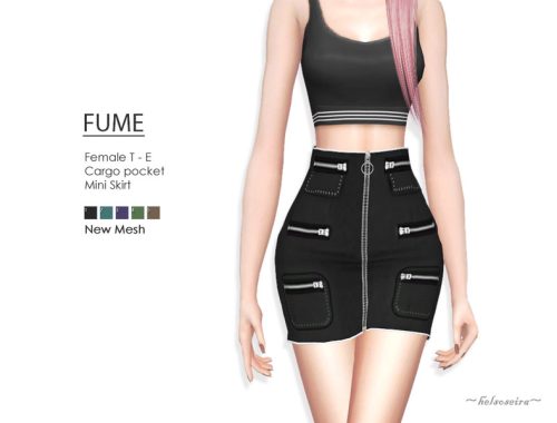 FUME - Cargo Mini Skirt